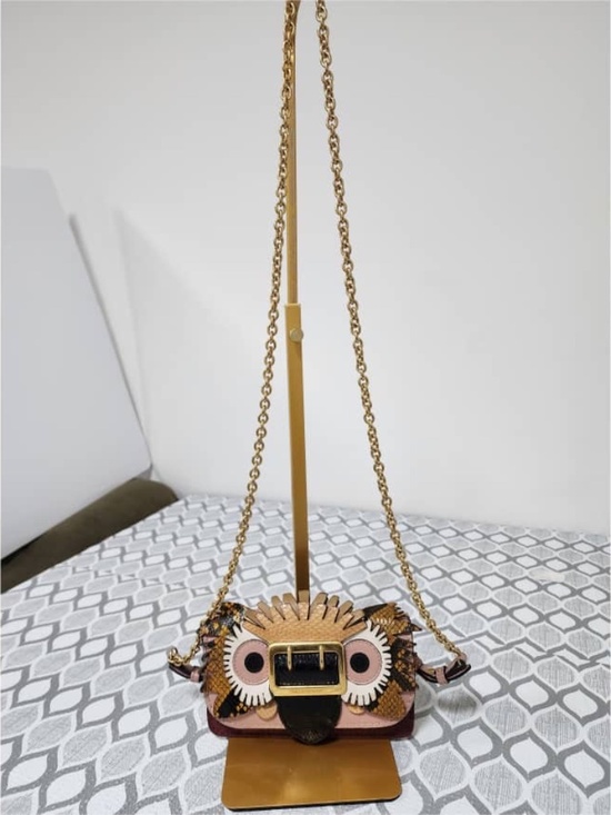 Burberry Handbags - Authentic Burberry Owl Chain-Linked Crossbody Bag Multicolored